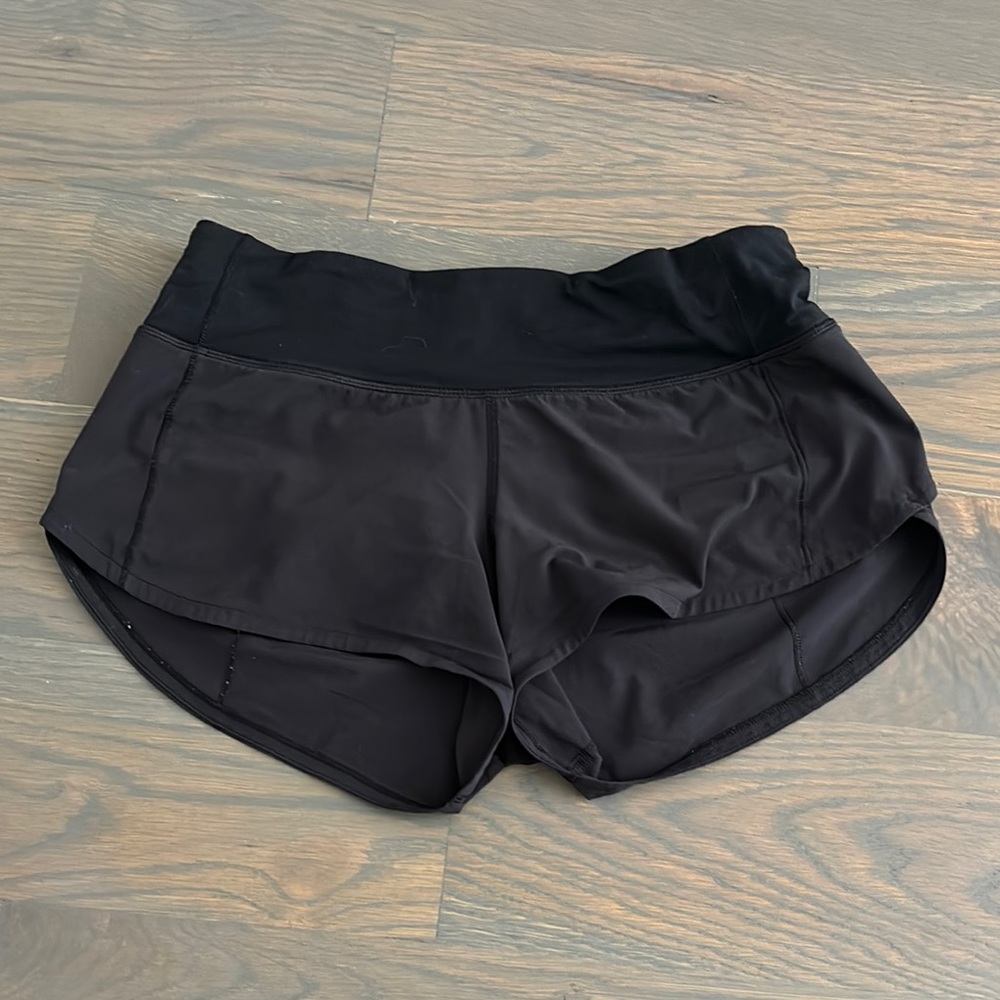 Lululemon Speed Up Low-Rise Lined Short 2.5" - Black
